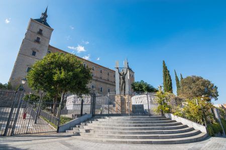View of Alcazar of Toledo by the morning – Toledo, Spain