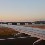 in the plane above the clouds, flight from Alicante to Germany, Alicante, Costa Blanca, Spain