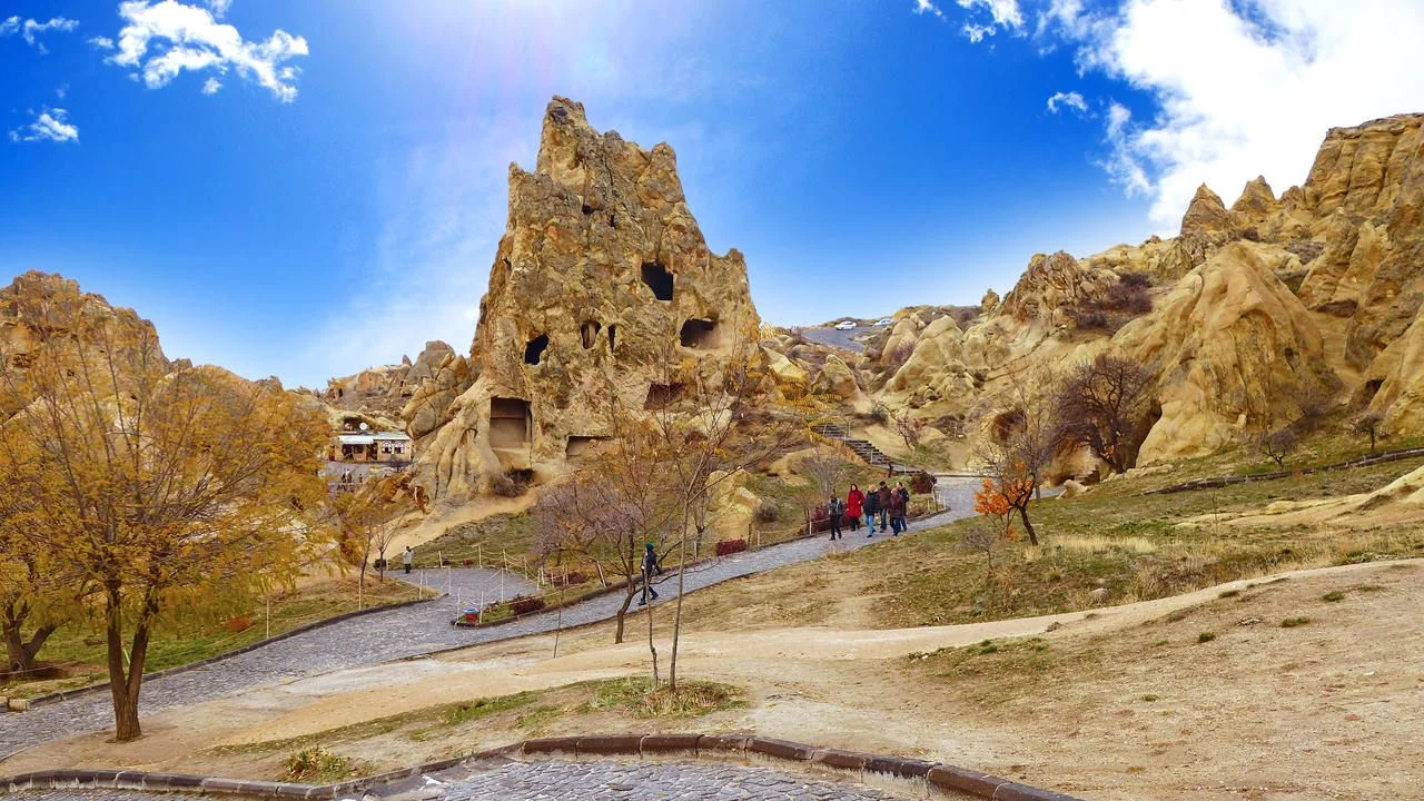 Goreme, open air museum which is UNESCO world heritage in Turkey