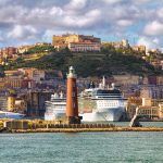 Harbor of Naples, Italy