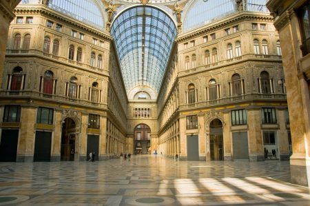 Umberto I Gallery in Naples, Italy