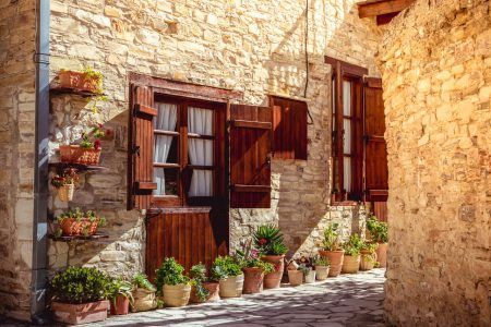 Beautiful, authentic Cypriot house. Kato Lefkara Village. Larnaca District, Cyprus.