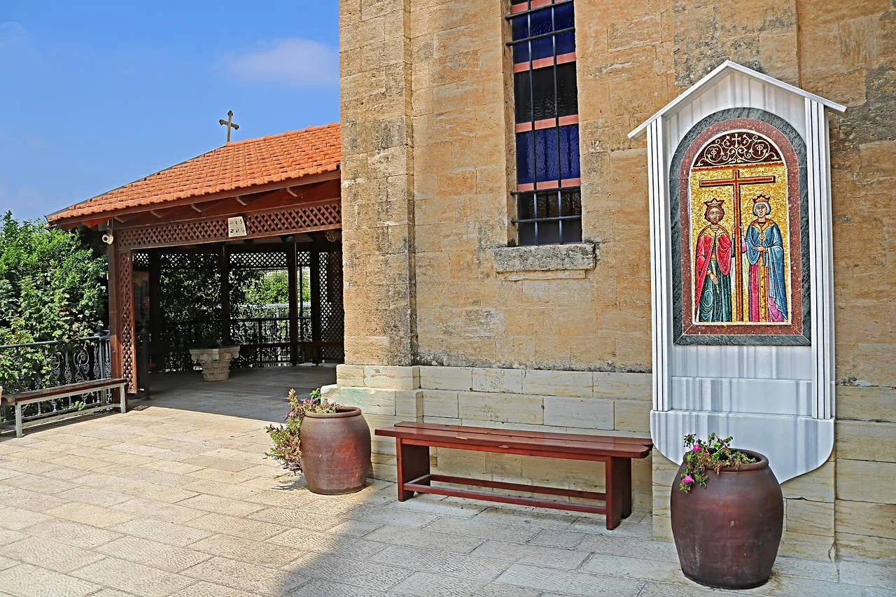 The Cana Greek Orthodox Wedding Church in Cana of Galilee, Kfar Kana, Israel