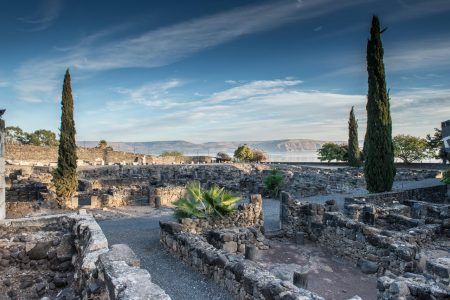 The archeology of the city Capernaum