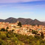 Typical Cyprus village in the Troodos Mountains.