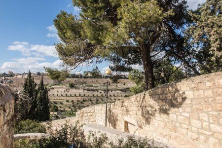 ancient Jewish cemetery on the Mount of Olives in Jerusalem, Israel