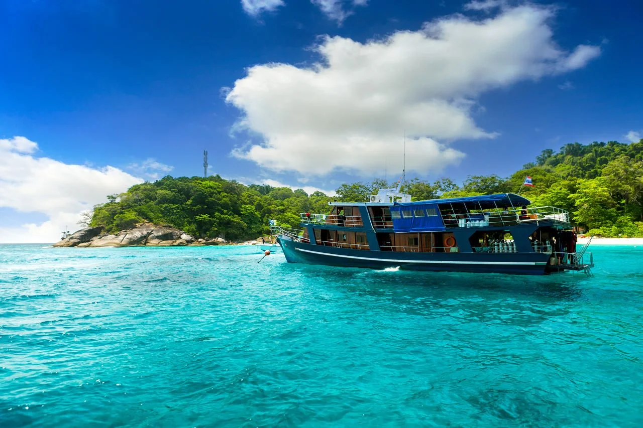 Beach of Similan Islands at Phang Nga in Thailand