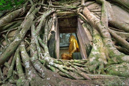 Buddha Statue at Wat Bang Kung ,thailand