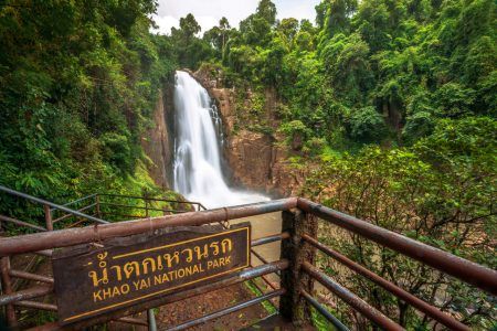 Haew Narok Waterfall Khao Yai National Park in Thailand.