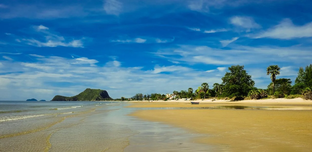 Pranburi Beach at Thailand