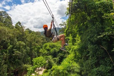 Zipline, Chiang mai, Tajlandia