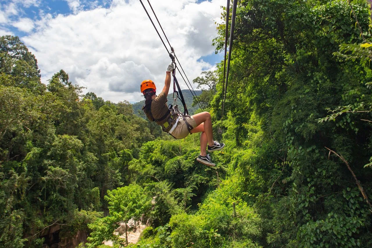 Zipline, Chiang mai, Tajlandia