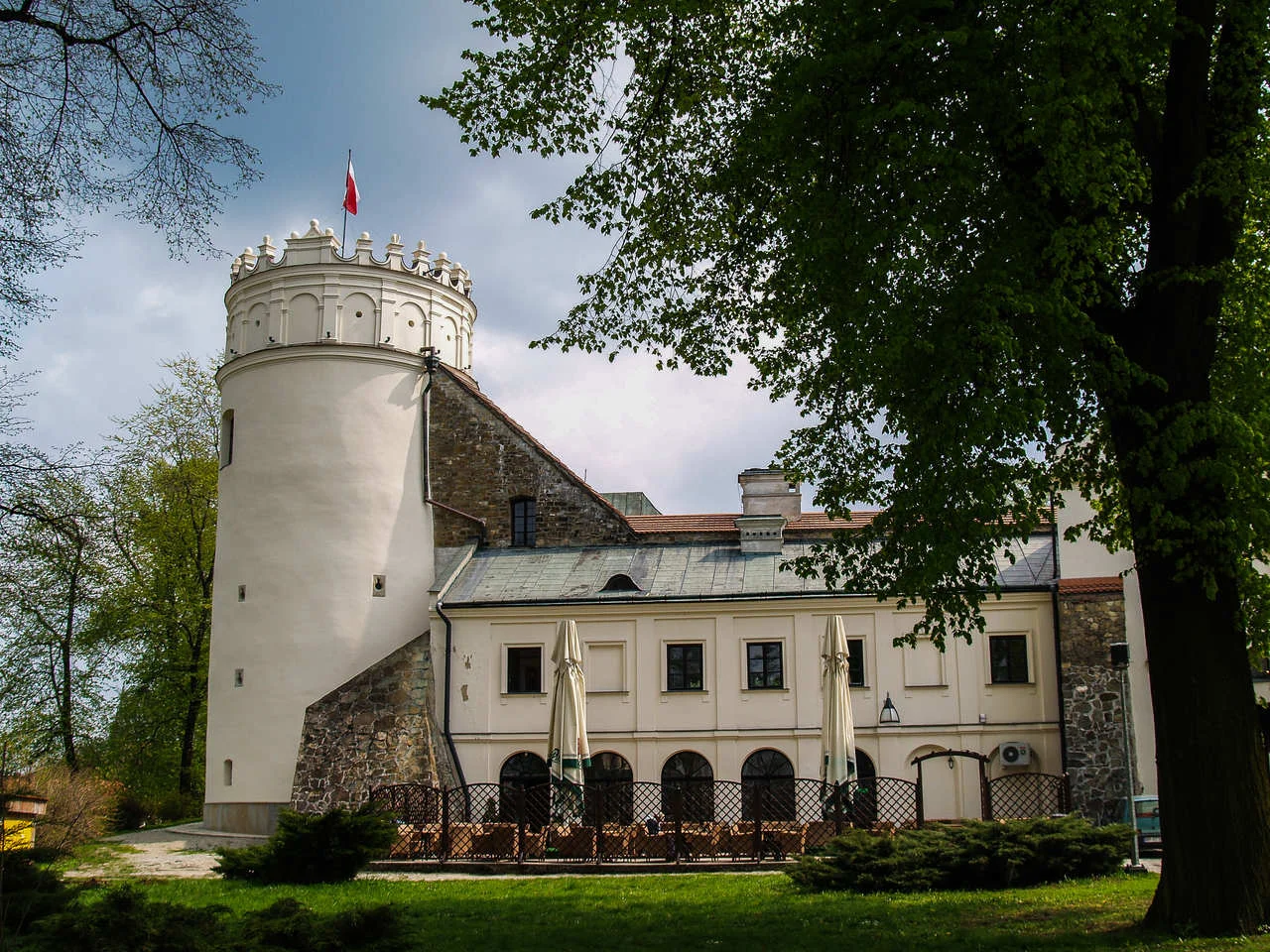 The ruins of medieval old castle in Poland, Przemysl