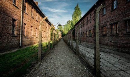 Auschwitz-Birkenau concentration camp in Poland