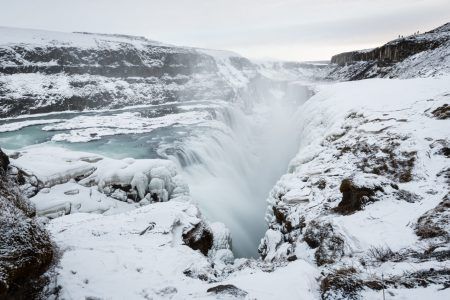 Gulfoss waterfall in the Golden Circle of Iceland
