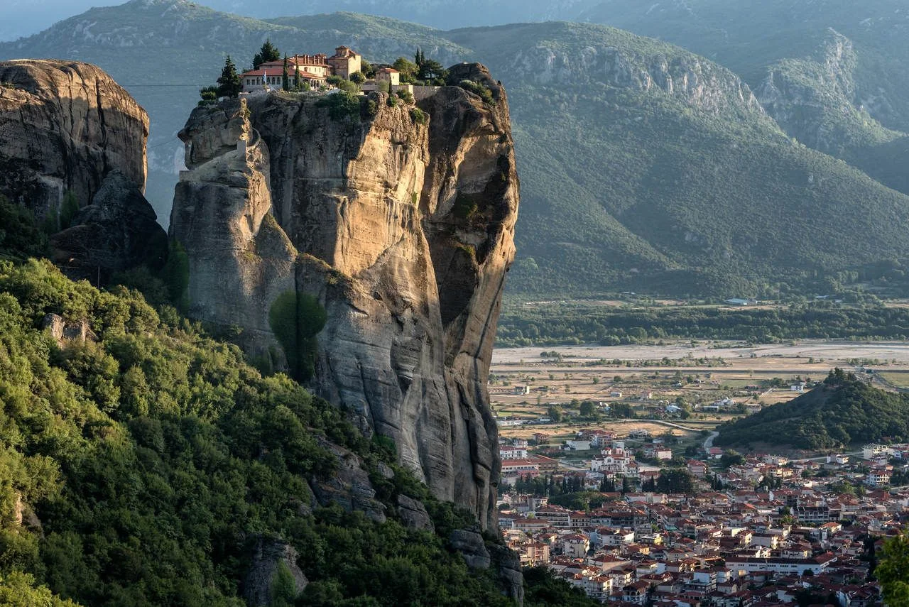 Meteors or Meteora Monastery of the Holy Trinity, Thessaly, Greece