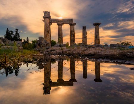 Temple Of Apollo at Ancient Corinth – Greece