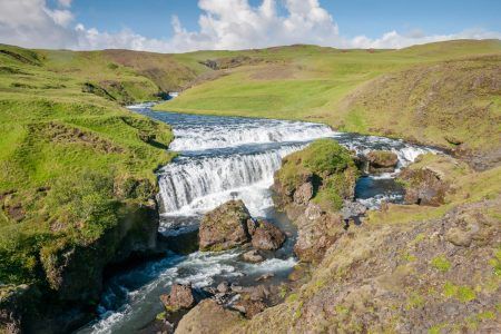 Upper Skogafoss South Coast Iceland
