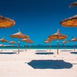 A view to Alcudia Bay from Can Picafort early in the morning, Mallorca