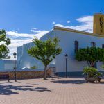 Balearic islands, Ibiza, the parish church of Santa Gertrudes village.com