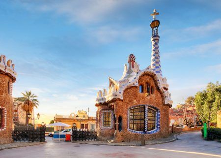 Barcelona, Park Guell, Spain – nobody