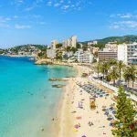 Landscape with Cala Mayor, Mallorca island, Spain