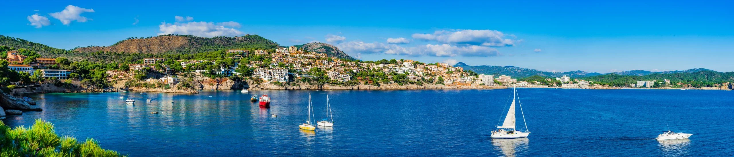 Mediterranean,Sea,Bay,Coast,Of,Cala,Fornells,,Spain,Majorca,Mallorca