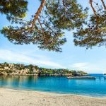 On the beach of Porto Cristo Mallorca Spain