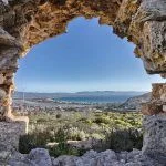 Panorama of the Poetto beach from the Forte di Sant’Elia