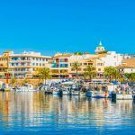Seaside view of Cala Ratjada, Mallorca, Spain