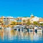 Seaside view of Cala Ratjada, Mallorca, Spain