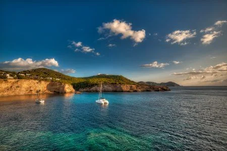 The,Tiny,Bathing,Area,Of,Cala,Roja,,Next,To,Cap