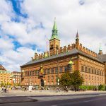 View of Copenhagen city hall, Denmark