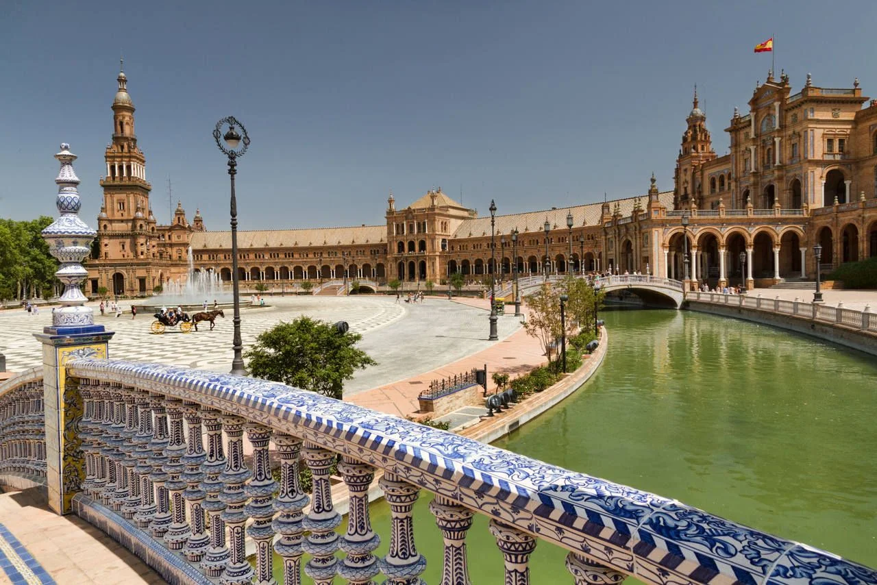 View of Plaza de Espana in Seville 1