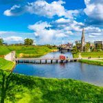 Entrance to the kastellet fortress in Copenhagen, Denmark.