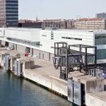 In the port city of Copenhagen. Cruise ship terminal