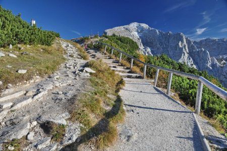 Kehlstein Eagles Nest Berchtesgaden Bavaria Germany Europe Alps View Landscape Blue Sky Alps Mountains Wonderful View Alps Rock