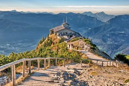 Kehlstein Eagles Nest Berchtesgaden Bawaria Niemcy Alpy Widok Krajobraz
