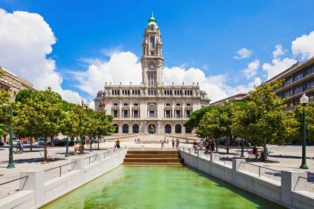 Porto City Hall on Liberdade Square, Porto