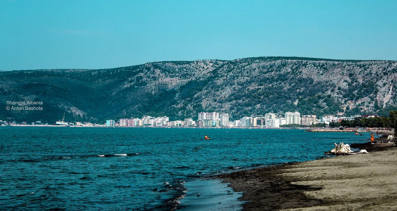 View of Shengjin,Albania