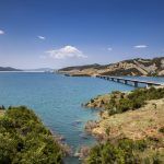 Water Reservoire lake Landscaoe District Gramsh Albanien Travel tip Europe