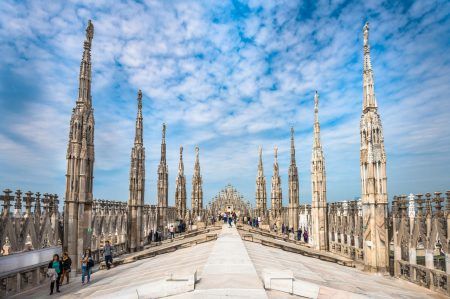 milan duomo cathedral rooftop