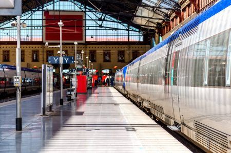 Marseille St. Charles railway station, France