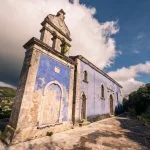 a blue church in volimes zakynthos