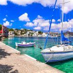 discover Greece – beautiful Leros island in Dodekanes. scenic Agia Marina harbor