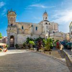 multicolored flower garden inside the city of Sassari – Sardinia in a sunny day of spring