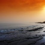 platanes beach near rethymno in crète island