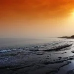 platanes beach near rethymno in crète island