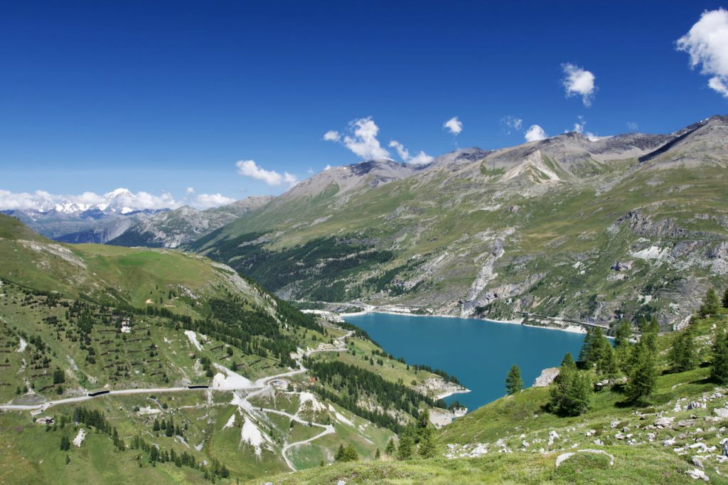 A summer hike in Vanoise National Park displays Tignes ski resort and peaceful environment for family outoor activities