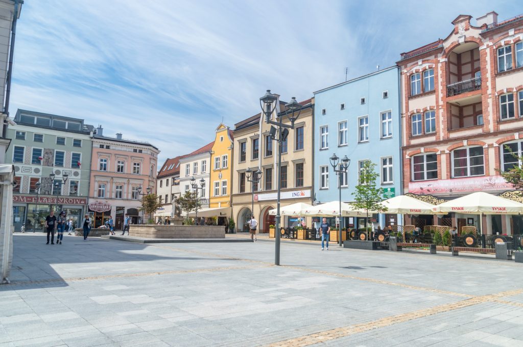 Market square in Gliwice.